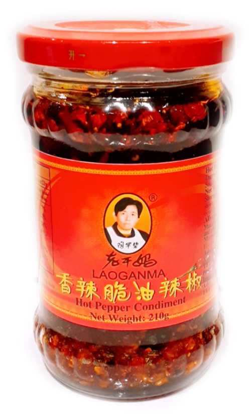 Lao Gan Ma Hot pepper condiment 210g Seasia Foods