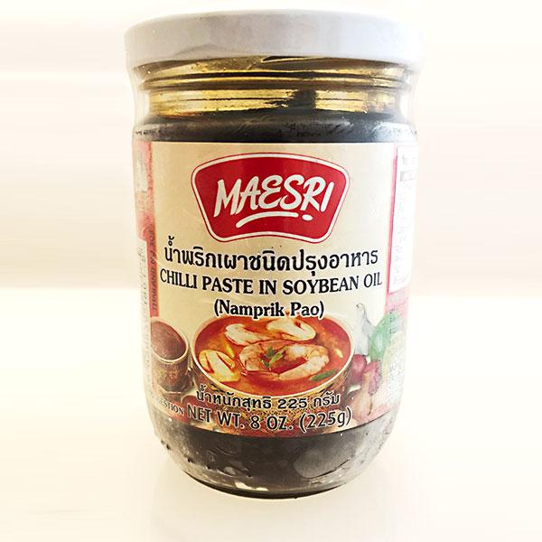 Maesri Chilli Paste in Soyabean Oil 225g jar Seasia Foods