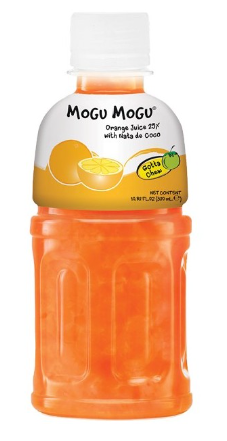 Mogu Mogu Orange Juice with Nata de Coco